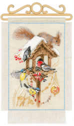 Cross stitch kit Cottage Garden - Winter - RIOLIS