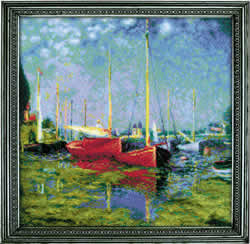 Borduurpakket Argenteuil after C. Monet's Painting  - RIOLIS