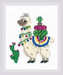 Cross stitch kit Llama - RIOLIS