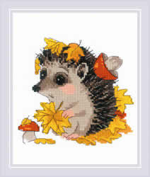 Cross stitch kit The Leaf Gatherer - RIOLIS