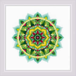 Cross stitch kit Self-knowledge Mandala - RIOLIS