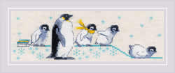 Cross stitch kit Penguins - RIOLIS
