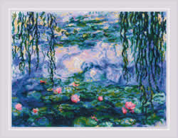 Cross stitch kit Water Lilies after C. Monet's Painting - RIOLIS