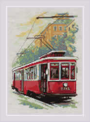 Borduurpakket Old Tram - RIOLIS