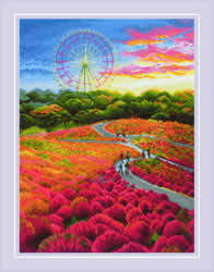 Cross stitch kit Hitachi Seaside Park - RIOLIS