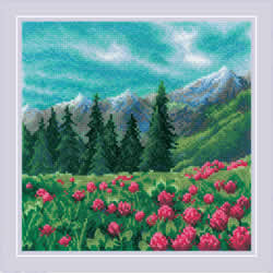 Cross stitch kit Mountain Clover - RIOLIS