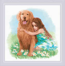 Cross stitch kit True Friend - RIOLIS