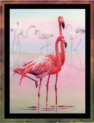 Cross Stitch Kit Flamingo - RIOLIS