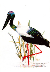 Cross Stitch Chart Jabiru - Ross Originals