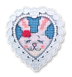 Cross Stitch Kit Framed Art Bunny - RTO