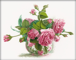 Cross Stitch Kit Romantic Roses - RTO