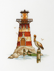Cross Stitch Kit Lighthouse Pelican - RTO