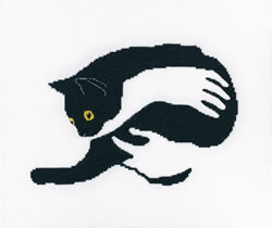 Cross stitch kit Among Black Cats - RTO