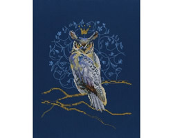 Cross stitch kit King Eagle Owl - RTO