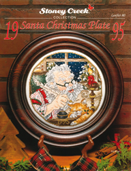 Borduurpatroon Santa Christmas Plate 1995 - Stoney Creek