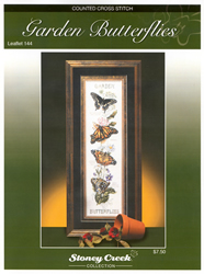 Cross Stitch Chart Garden Butterflies - Stoney Creek