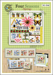 Cross stitch chart Four Seasons - Spring - Soda Stitch