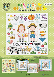 Borduurpatroon Country Farm - Soda Stitch