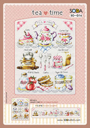 Cross Stitch Chart Tea Time - Soda Stitch