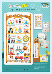 Cross Stitch Chart Toy Land - To my Son - Soda Stitch