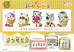 Cross Stitch Chart Ice Cats - Soda Stitch