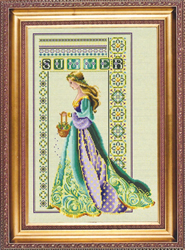 Cross stitch chart Celtic Summer - Lavender & Lace