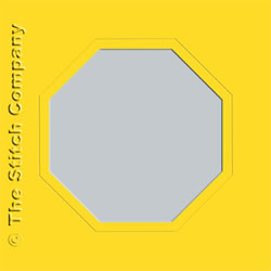 3 Passe-partout kaarten met Envelop Sunflower Yellow - The Stitch Company