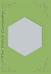 3 Aperture cards with Envelope Olive Green - The Stitch Company