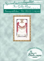 Materiaalpakket Five Golden Rings - The Stitch Company