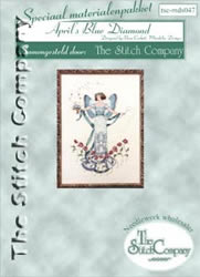 Materialkit April's Blue Diamond - The Stitch Company