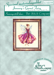 Materialkit January's Garnet Fairy - The Stitch Company