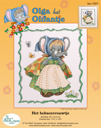 Cross Stitch Kit Het Heksenvrouwtje - The Stitch Company