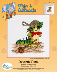 Cross Stitch Kit Rovertje Ruud! - The Stitch Company