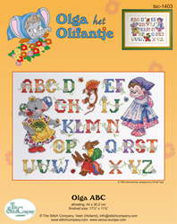 Borduurpakket Olga ABC - The Stitch Company