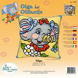 Kussen borduurpakket Olga - The Stitch Company