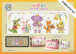 Cross stitch kit Animal Band - The Stitch Company