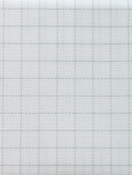 Fabric  Easy Count Aida 16 count - White 110 cm - Zweigart