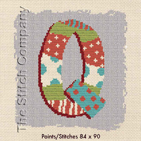 Cross Stitch Chart Q - LiliPoints