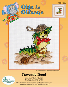 Cross Stitch Kit Rovertje Ruud! - The Stitch Company