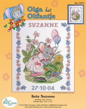 Borduurpakket Baby Suzanne - The Stitch Company