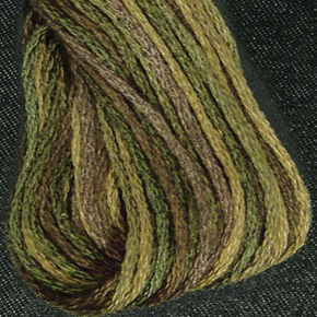 Streng 6-draads Olive Green - Valdani