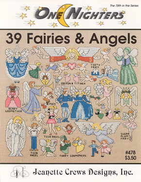 Borduurpatroon 39 Fairies & Angels - Jeanette Crews Designs