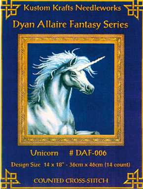 Cross Stitch Chart Unicorn - Kustom Krafts