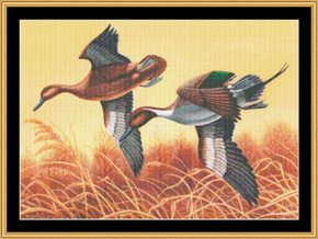 Cross Stitch Chart Golden Flight - Mystic Stitch