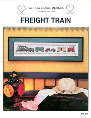 Borduurpatroon Freight Train - Patricia Gaskin