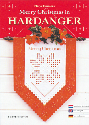 Hardangerpatroon Merry Christmas - The Stitch Company