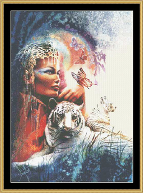 Cross Stitch Chart Empress - Mystic Stitch