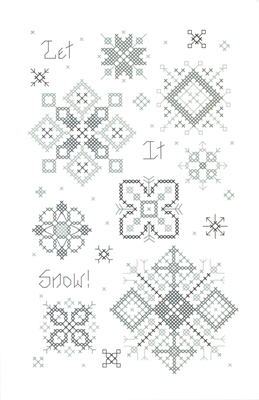 Cross Stitch Chart Let it Snow! - Rosewood Manor