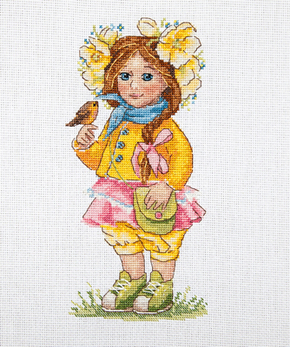 Cross stitch kit Spring Girl - Merejka