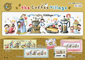 Cross Stitch Chart The Coffee Village - Soda Stitch